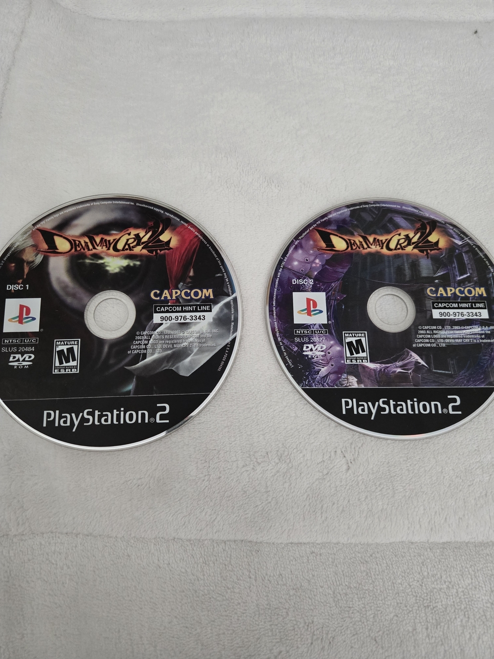 Devil May Cry 2 PlayStation 2 Game Discs